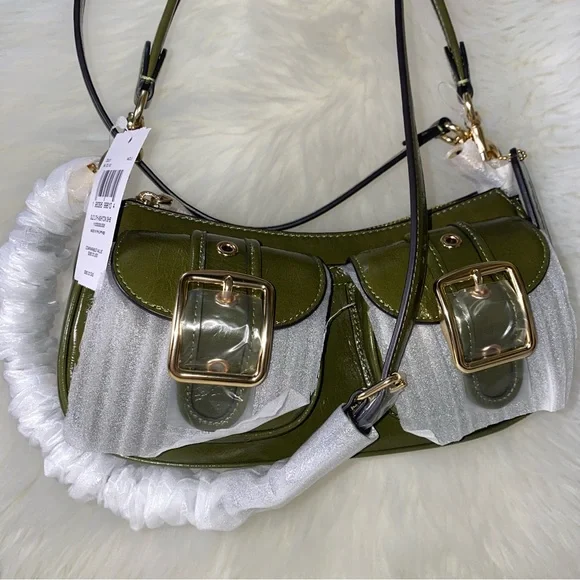 Coach leather purse Ashton Bag New olive color - Picture 2 of 14